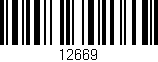 Código de barras (EAN, GTIN, SKU, ISBN): '12669'