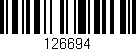 Código de barras (EAN, GTIN, SKU, ISBN): '126694'