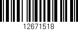 Código de barras (EAN, GTIN, SKU, ISBN): '12671518'