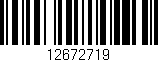 Código de barras (EAN, GTIN, SKU, ISBN): '12672719'