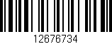 Código de barras (EAN, GTIN, SKU, ISBN): '12676734'