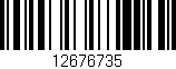 Código de barras (EAN, GTIN, SKU, ISBN): '12676735'