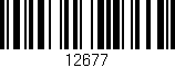 Código de barras (EAN, GTIN, SKU, ISBN): '12677'