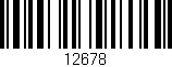 Código de barras (EAN, GTIN, SKU, ISBN): '12678'