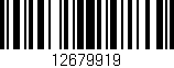 Código de barras (EAN, GTIN, SKU, ISBN): '12679919'