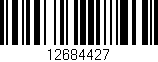 Código de barras (EAN, GTIN, SKU, ISBN): '12684427'