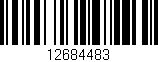 Código de barras (EAN, GTIN, SKU, ISBN): '12684483'