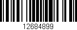 Código de barras (EAN, GTIN, SKU, ISBN): '12684899'