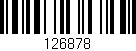 Código de barras (EAN, GTIN, SKU, ISBN): '126878'