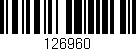Código de barras (EAN, GTIN, SKU, ISBN): '126960'