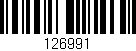 Código de barras (EAN, GTIN, SKU, ISBN): '126991'