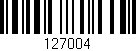 Código de barras (EAN, GTIN, SKU, ISBN): '127004'
