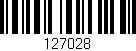 Código de barras (EAN, GTIN, SKU, ISBN): '127028'