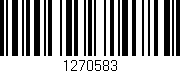 Código de barras (EAN, GTIN, SKU, ISBN): '1270583'