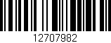 Código de barras (EAN, GTIN, SKU, ISBN): '12707982'