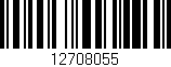Código de barras (EAN, GTIN, SKU, ISBN): '12708055'