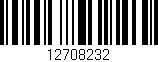 Código de barras (EAN, GTIN, SKU, ISBN): '12708232'