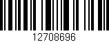 Código de barras (EAN, GTIN, SKU, ISBN): '12708696'
