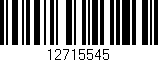 Código de barras (EAN, GTIN, SKU, ISBN): '12715545'