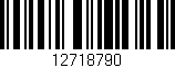 Código de barras (EAN, GTIN, SKU, ISBN): '12718790'