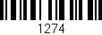 Código de barras (EAN, GTIN, SKU, ISBN): '1274'