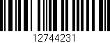 Código de barras (EAN, GTIN, SKU, ISBN): '12744231'