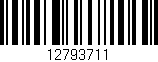 Código de barras (EAN, GTIN, SKU, ISBN): '12793711'