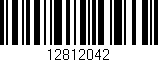 Código de barras (EAN, GTIN, SKU, ISBN): '12812042'