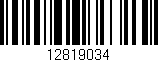Código de barras (EAN, GTIN, SKU, ISBN): '12819034'