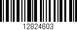 Código de barras (EAN, GTIN, SKU, ISBN): '12824603'