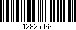 Código de barras (EAN, GTIN, SKU, ISBN): '12825966'