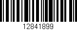 Código de barras (EAN, GTIN, SKU, ISBN): '12841899'