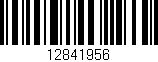 Código de barras (EAN, GTIN, SKU, ISBN): '12841956'