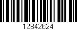 Código de barras (EAN, GTIN, SKU, ISBN): '12842624'