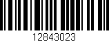 Código de barras (EAN, GTIN, SKU, ISBN): '12843023'