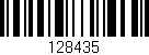 Código de barras (EAN, GTIN, SKU, ISBN): '128435'