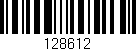 Código de barras (EAN, GTIN, SKU, ISBN): '128612'