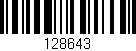 Código de barras (EAN, GTIN, SKU, ISBN): '128643'