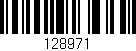Código de barras (EAN, GTIN, SKU, ISBN): '128971'