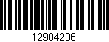 Código de barras (EAN, GTIN, SKU, ISBN): '12904236'
