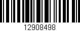 Código de barras (EAN, GTIN, SKU, ISBN): '12908498'