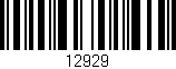 Código de barras (EAN, GTIN, SKU, ISBN): '12929'