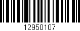 Código de barras (EAN, GTIN, SKU, ISBN): '12950107'