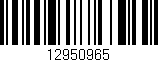 Código de barras (EAN, GTIN, SKU, ISBN): '12950965'