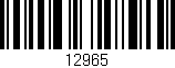 Código de barras (EAN, GTIN, SKU, ISBN): '12965'