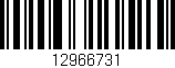 Código de barras (EAN, GTIN, SKU, ISBN): '12966731'