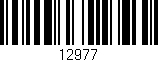 Código de barras (EAN, GTIN, SKU, ISBN): '12977'