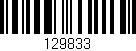 Código de barras (EAN, GTIN, SKU, ISBN): '129833'