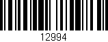 Código de barras (EAN, GTIN, SKU, ISBN): '12994'