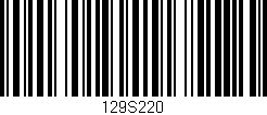Código de barras (EAN, GTIN, SKU, ISBN): '129S220'